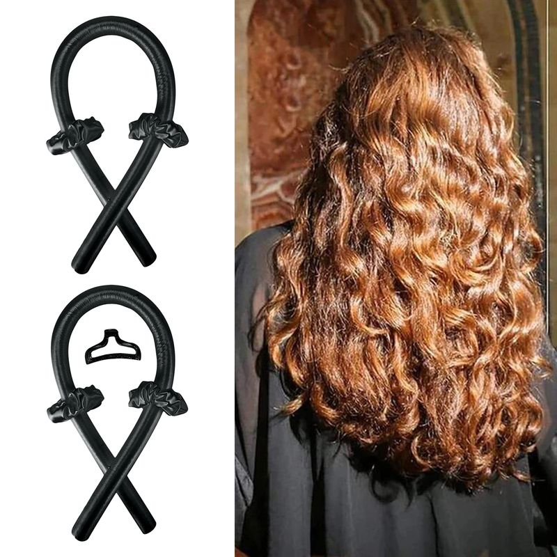 Heatless Curling Rod Headband Lazy Curler Set Make Hair Soft And Shiny