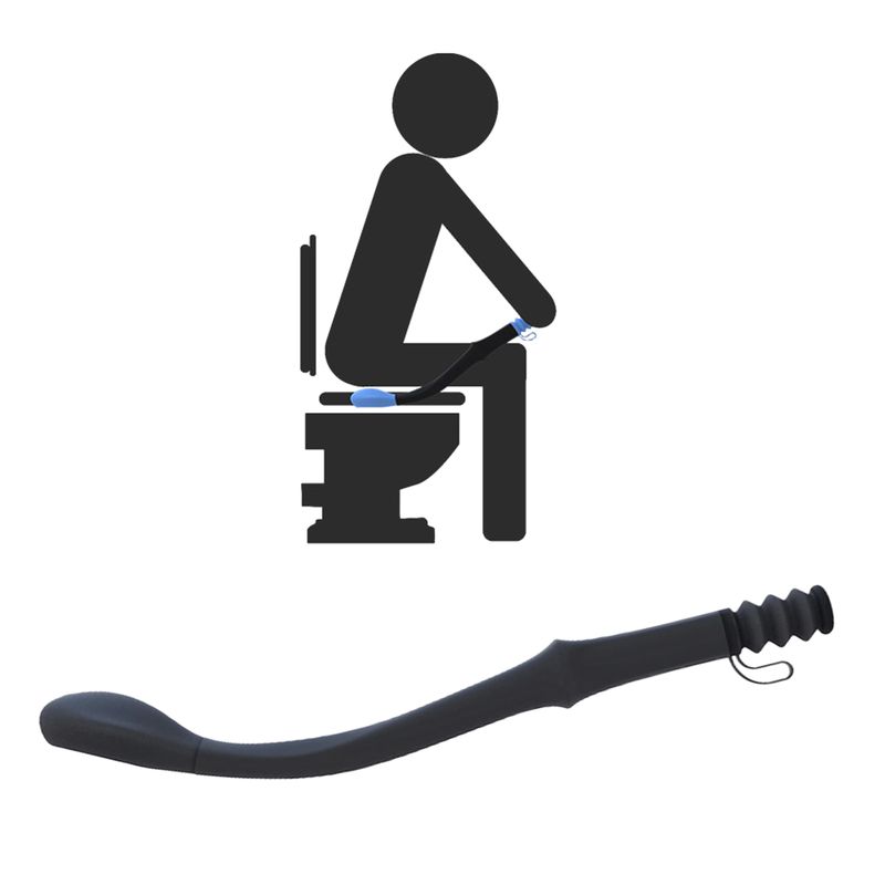 39.5cm Long Reach Bottom Wiper Toilet Self Wipe Aid Tissue Grip Helper Long Handle Reach Comfort Bottom Wiper Assist Holder 39.5cm Long Reach Bottom Wiper Toilet Self Wipe Aid Tissue Grip Helper Long Handle Reach Comfort Bottom Wiper Assist Holder