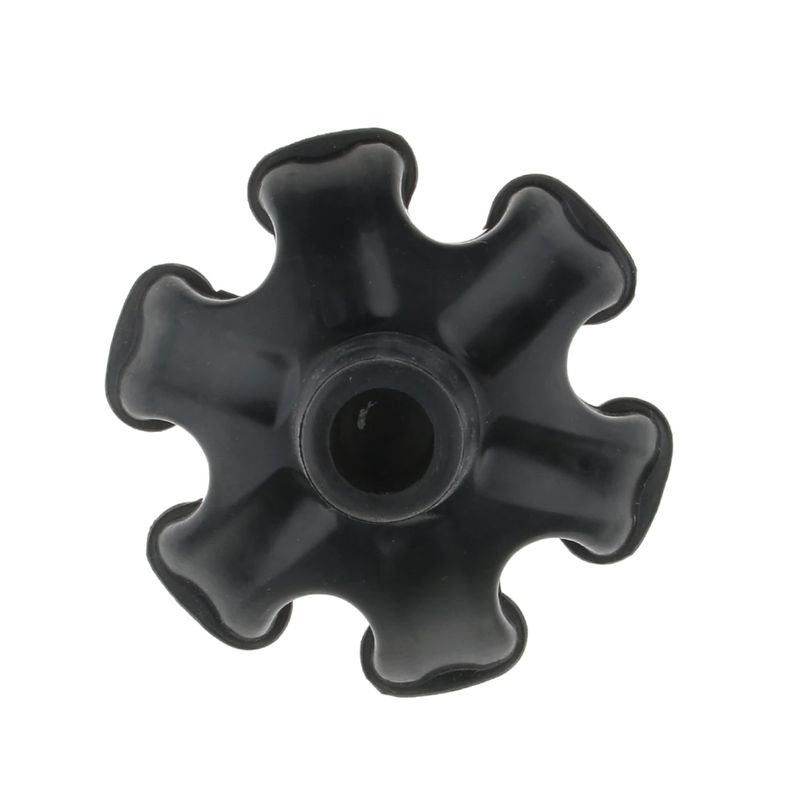 Tripod Quad Hexagonal Rubber Replacement Tip Tools End Caps For Cane Walking Stick Crutches 3/4 Inch 19mm - Black Tripod Quad Hexagonal Rubber Replacement Tip Tools End Caps For Cane Walking Stick Crutches 3/4 Inch 19mm - Black