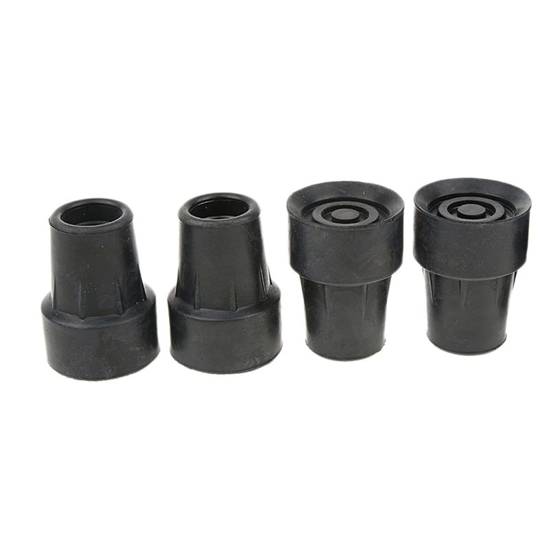 4 Pcs Anti Skid Rubber Walking Stick Ferrules Crutch Bottom Pads Heavy Duty Cane Bottom Ends Protector Spare Replacement 4 Pcs Anti Skid Rubber Walking Stick Ferrules Crutch Bottom Pads Heavy Duty Cane Bottom Ends Protector Spare Replacement