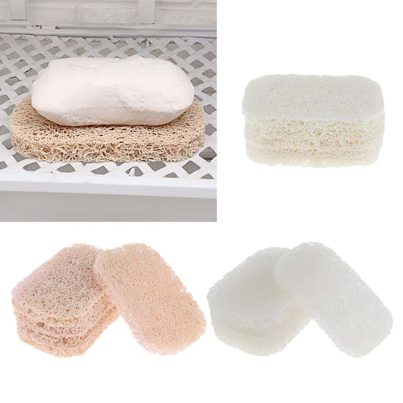 5pcs Kitchen Travel PVC Bathroom Shower Soap Bar Saver Lift Holder for Drain Tray Rack Shelf