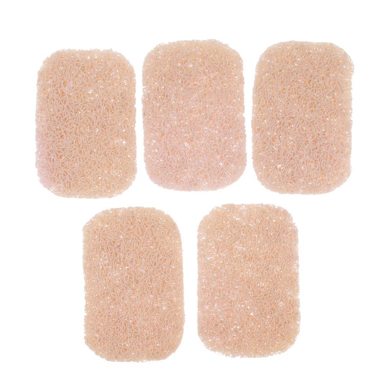 5pcs Kitchen Travel PVC Bathroom Shower Soap Bar Saver Lift Holder for Drain Tray Rack Shelf