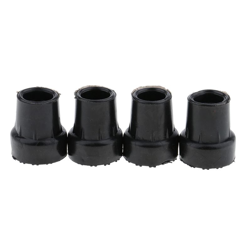 4 Pieces Durable Rubber Anti-Slid Heavy Duty Canes Replacement Tips for Walking Stick Crutches End 19mm 4 Pieces Durable Rubber Anti-Slid Heavy Duty Canes Replacement Tips for Walking Stick Crutches End 19mm