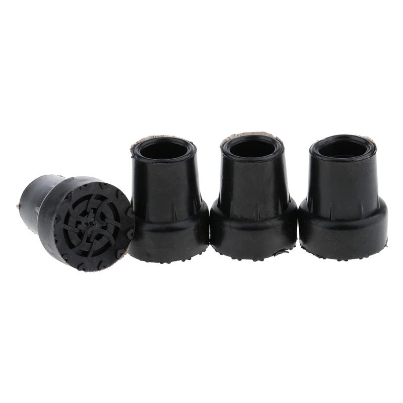 4 Pieces Durable Rubber Anti-Slid Heavy Duty Canes Replacement Tips for Walking Stick Crutches End 19mm 4 Pieces Durable Rubber Anti-Slid Heavy Duty Canes Replacement Tips for Walking Stick Crutches End 19mm