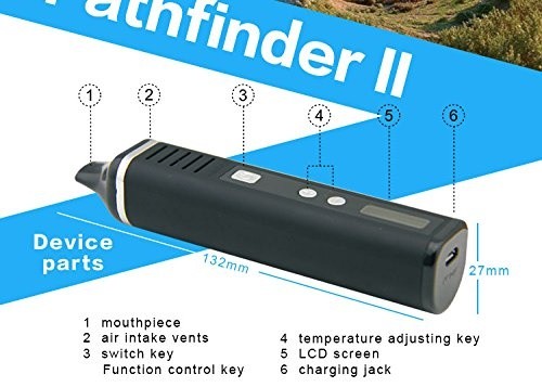Benecig Dry Herb Vaporizer Pathfinder Black 3