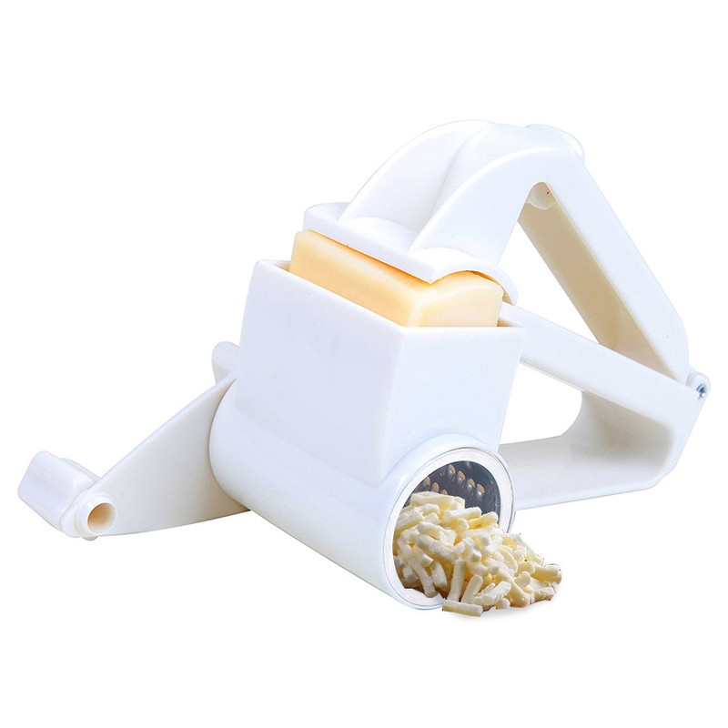 Upors-Plastic-Hand-Cranked-Cheese-Grater-Rotary-Ginger-Slicer-Grater-Cutter-for-Chocolate-with-Stainless-Steel