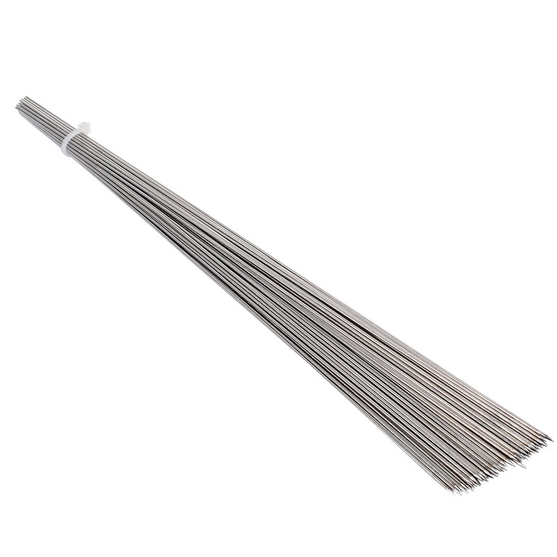 50pcs Stainless Steel Barbecue Sticks Skewer BBQ Meat String Kebab Kabob Needle 35cm For Kitchen Camping Barbecue Tool