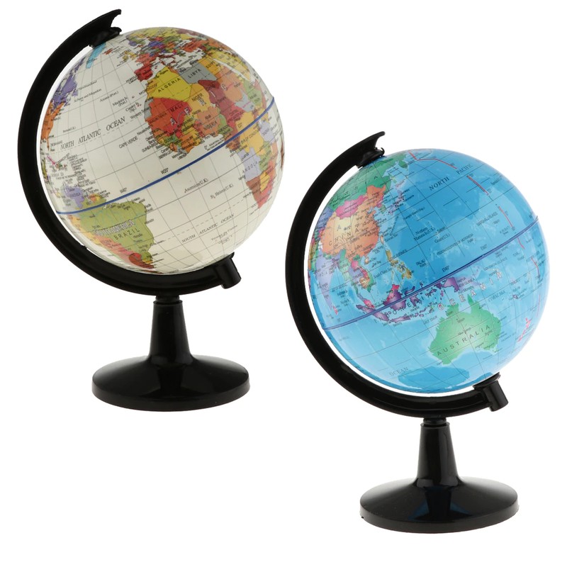 Desktop Sphere Globe World Globe Model for Home Office Teaching Decor