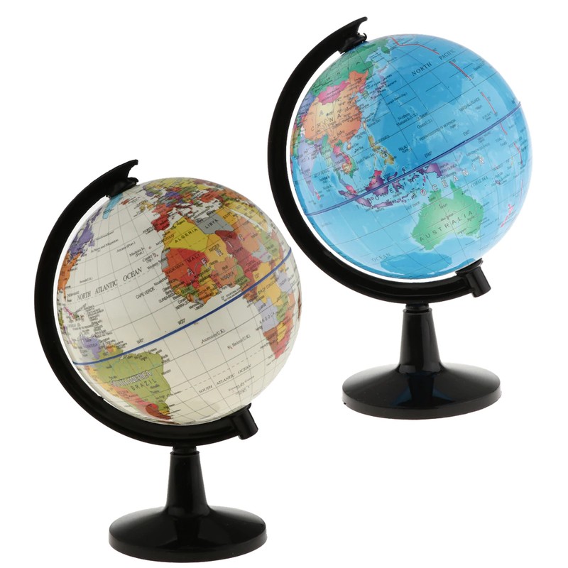 Desktop Sphere Globe World Globe Model for Home Office Teaching Decor