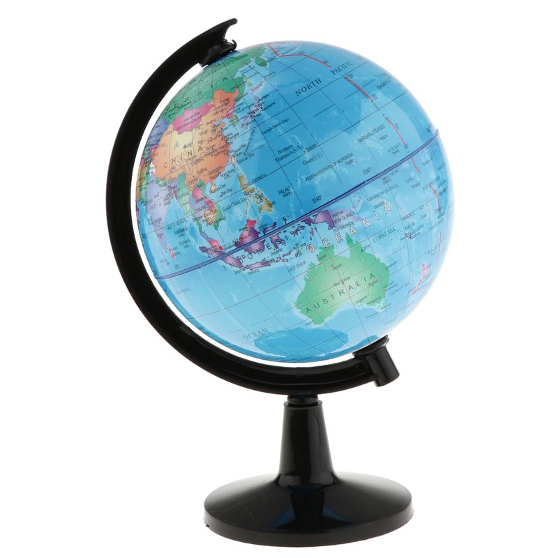 Desktop Sphere Globe World Globe Model for Home Office Teaching Decor