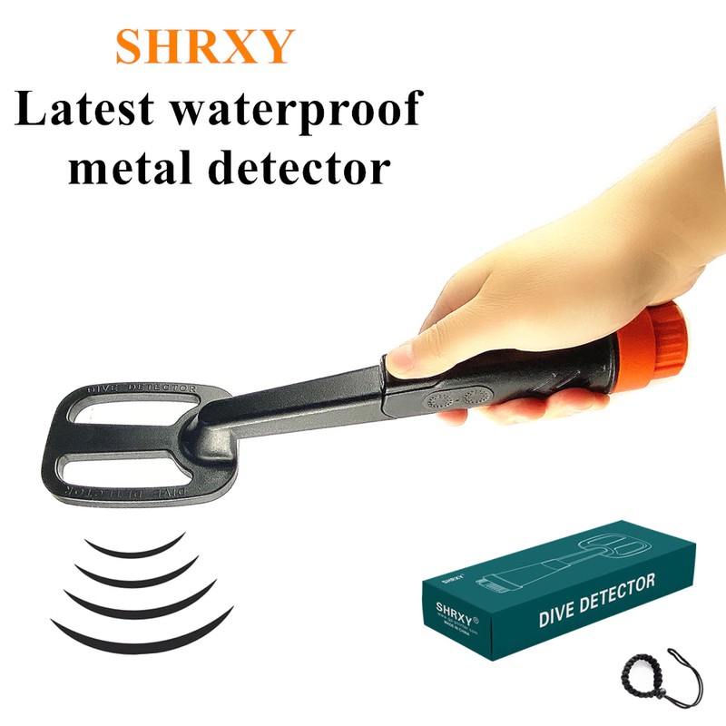 Underwater Metal Detector 60m Pulse Pinpointer Induction Diving Treasure Waterproof Metal Detector Hand Held Metal Finder