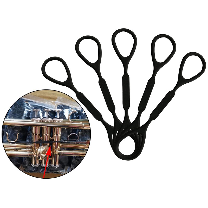 5Pcs Silicone Rubber Trumpet Slide Bumper Stopper Ring Musical Instrument Accessory 5Pcs Silicone Rubber Trumpet Slide Bumper Stopper Ring Musical Instrument Accessory