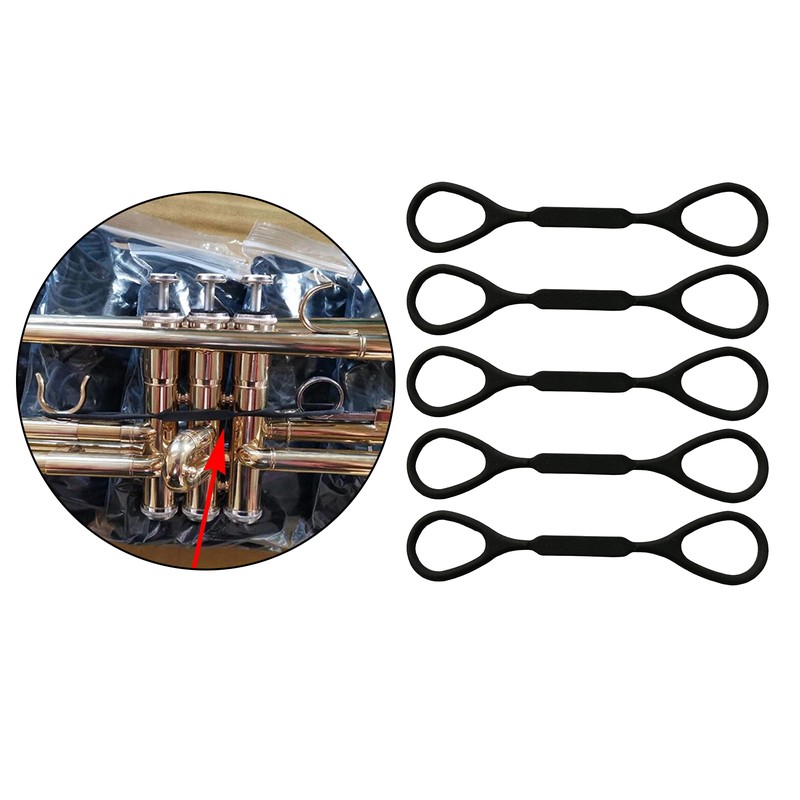 5Pcs Silicone Rubber Trumpet Slide Bumper Stopper Ring Musical Instrument Accessory 5Pcs Silicone Rubber Trumpet Slide Bumper Stopper Ring Musical Instrument Accessory