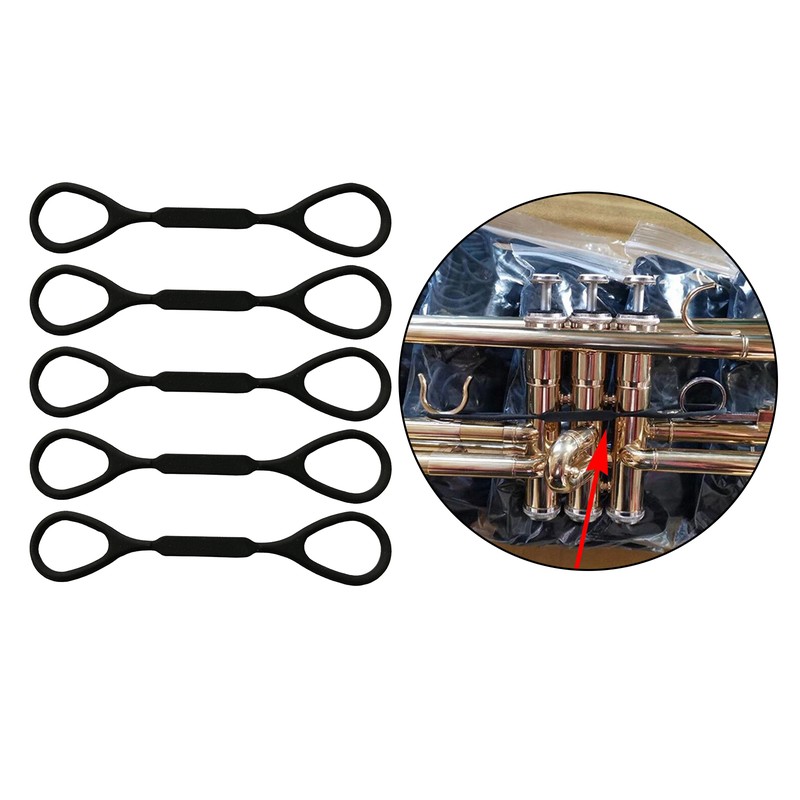 5Pcs Silicone Rubber Trumpet Slide Bumper Stopper Ring Musical Instrument Accessory 5Pcs Silicone Rubber Trumpet Slide Bumper Stopper Ring Musical Instrument Accessory