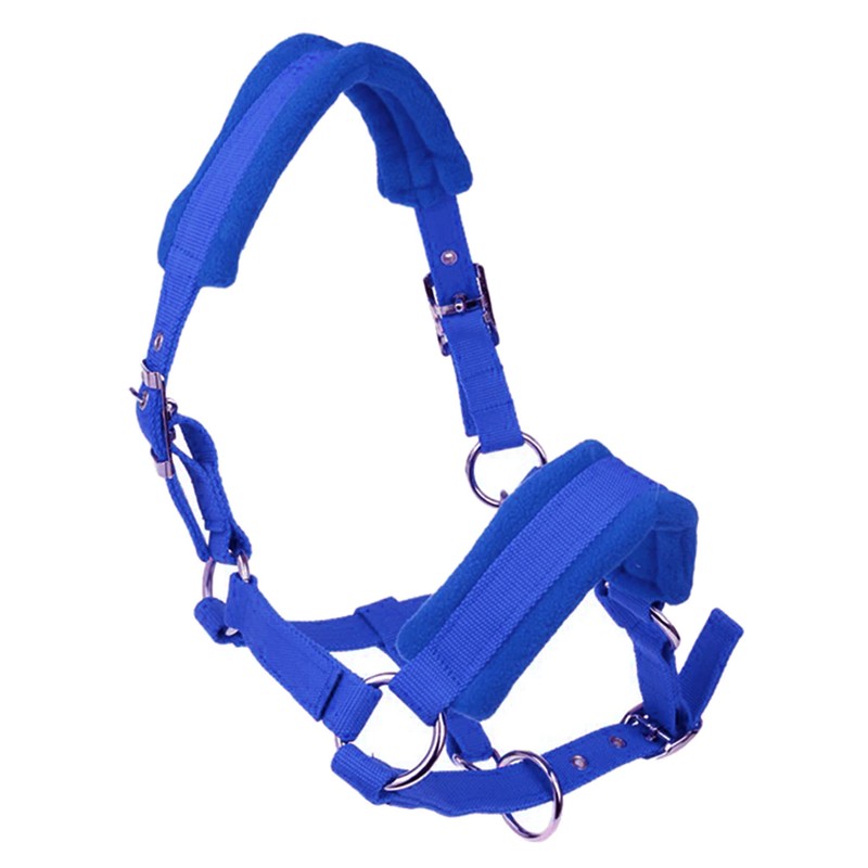 Soft Padded Pony Horse Halter Bridle Headstall Head Collar Horse Riding Stable