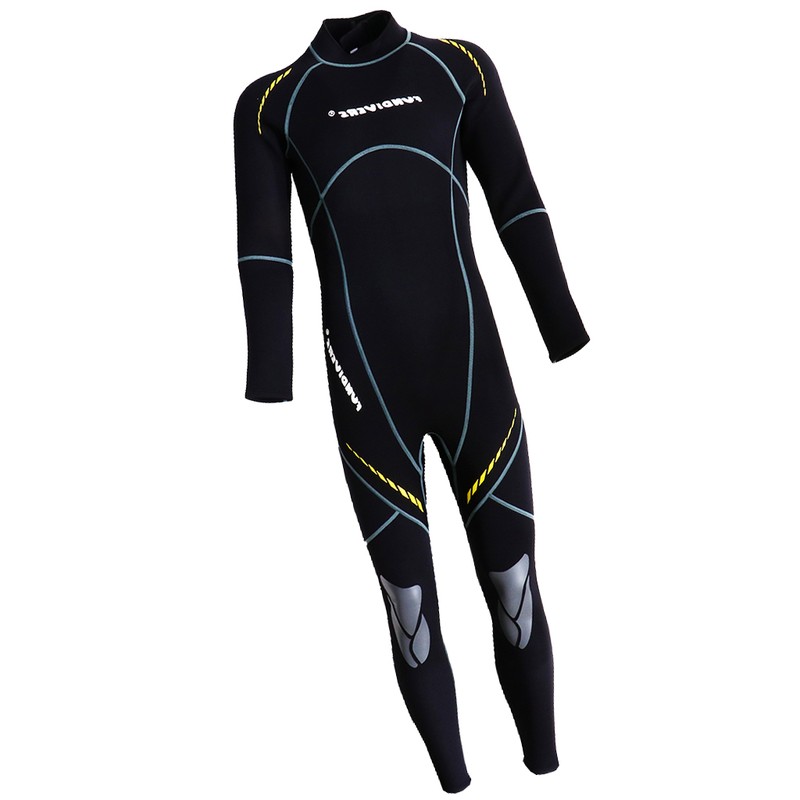 Premium Neoprene Wetsuit 3mm Men Scuba Diving Thermal Winter Warm Wetsuits Full Suit – Black Premium Neoprene Wetsuit 3mm Men Scuba Diving Thermal Winter Warm Wetsuits Full Suit – Black
