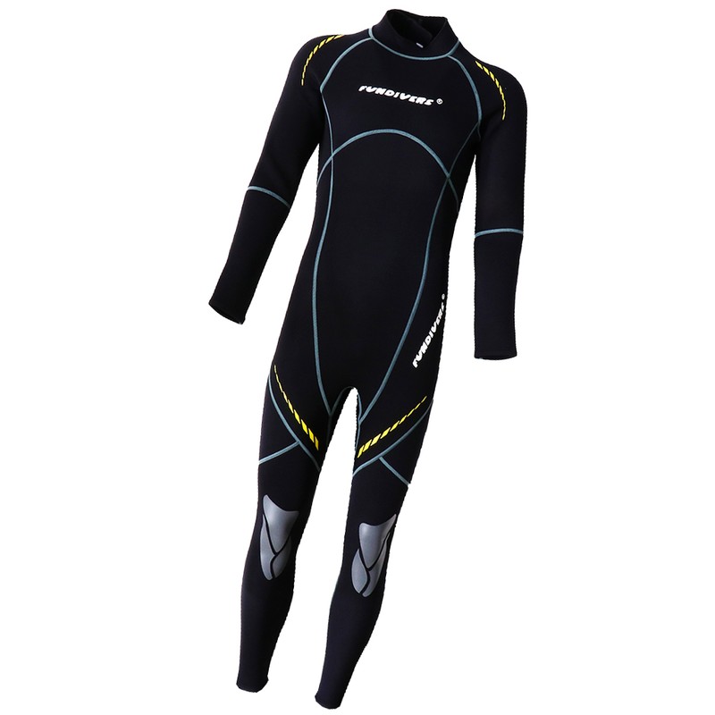 Premium Neoprene Wetsuit 3mm Men Scuba Diving Thermal Winter Warm Wetsuits Full Suit – Black Premium Neoprene Wetsuit 3mm Men Scuba Diving Thermal Winter Warm Wetsuits Full Suit – Black