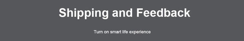 Shipping and feedback(1)