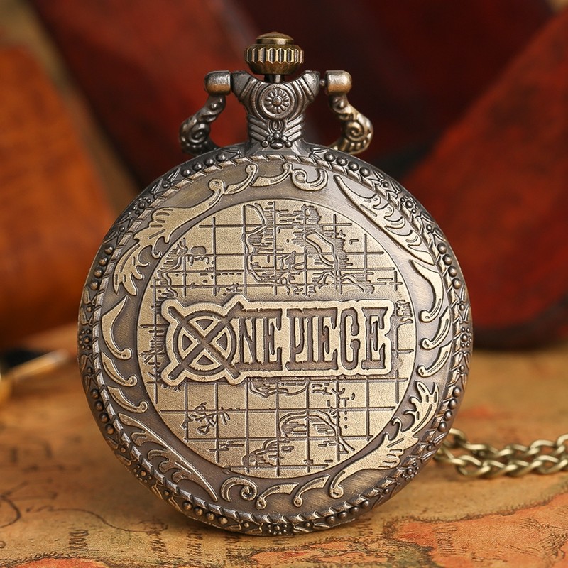 Men's Japan Cartoon Anime One Piece Pocket Watch Fashion Men Women Necklace Chain Vintage Steampunk Fob Watch Drop Free Shipping 2017 2018 Best Gifts (3)