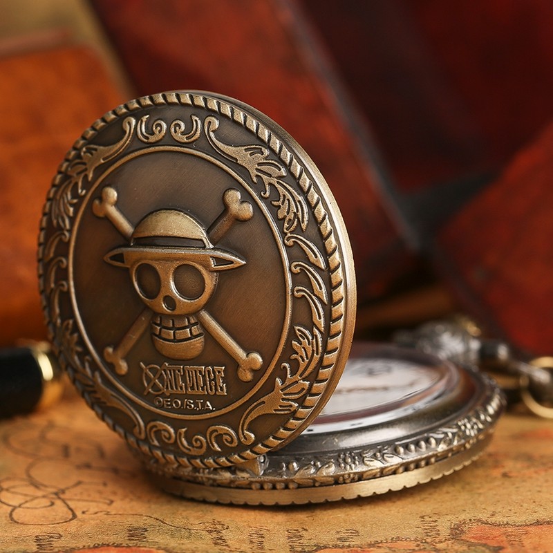 Men's Japan Cartoon Anime One Piece Pocket Watch Fashion Men Women Necklace Chain Vintage Steampunk Fob Watch Drop Free Shipping 2017 2018 Best Gifts (5)