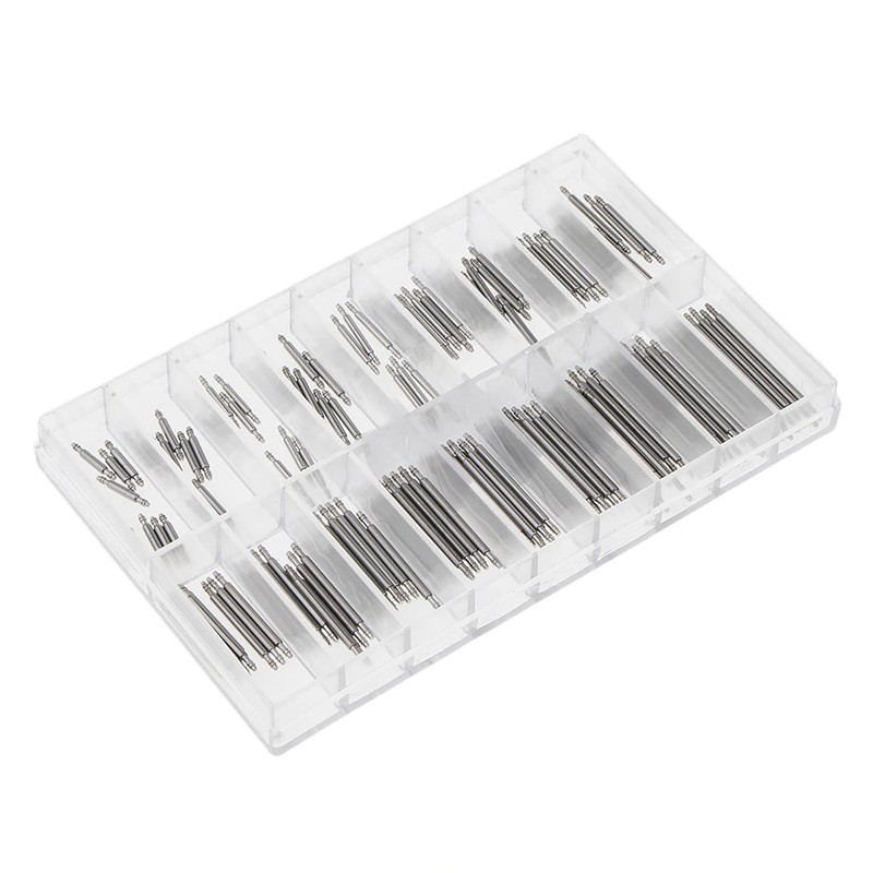 8mm-25mm Watchmakers Watch Spring Bars Strap Link Pins Stainless Steel Repair Kit Tool
